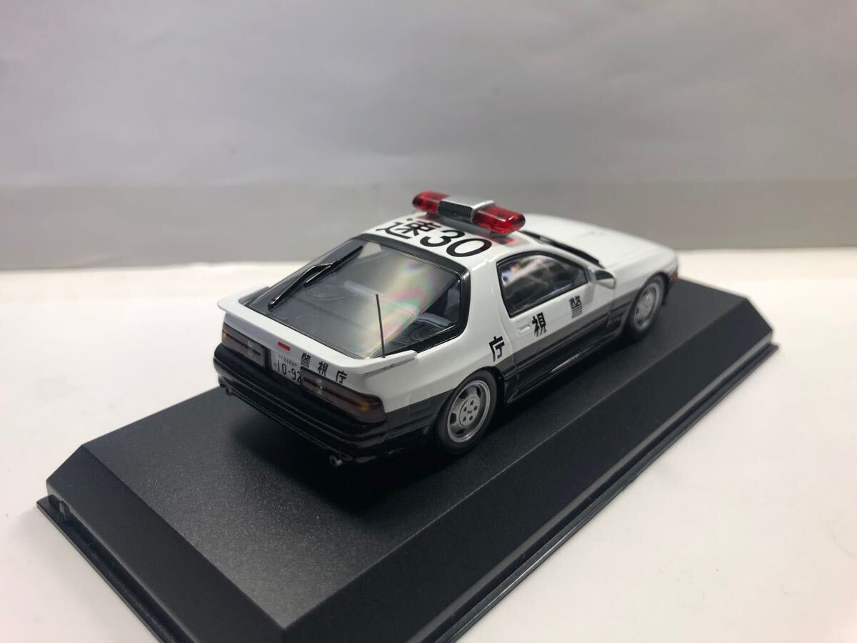 レイズ マツダ RX-7 (FC3S) 警視庁高速道路交通警察隊車両 (速30) 1/43 RAI'S レイズ マツダ RX-7 FC3S 1989 警視庁高速道路交通警察隊