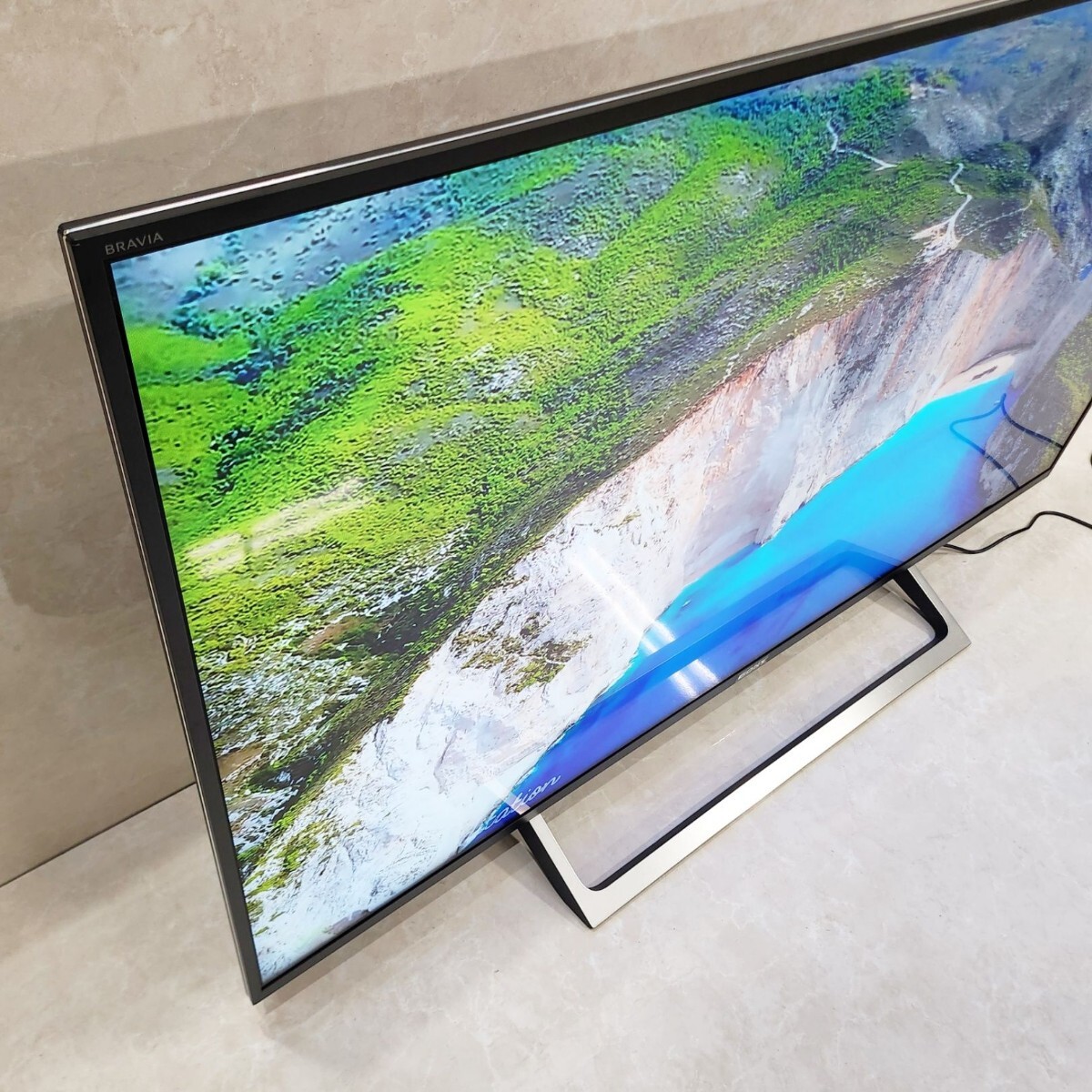 SONY テレビ KJ-49X8000E 、2017年製リモコン付、ジャンク品 SONY 4K液晶テレビ KJ-49X8000E 2017年製 49型 BRAVIA ブラビア