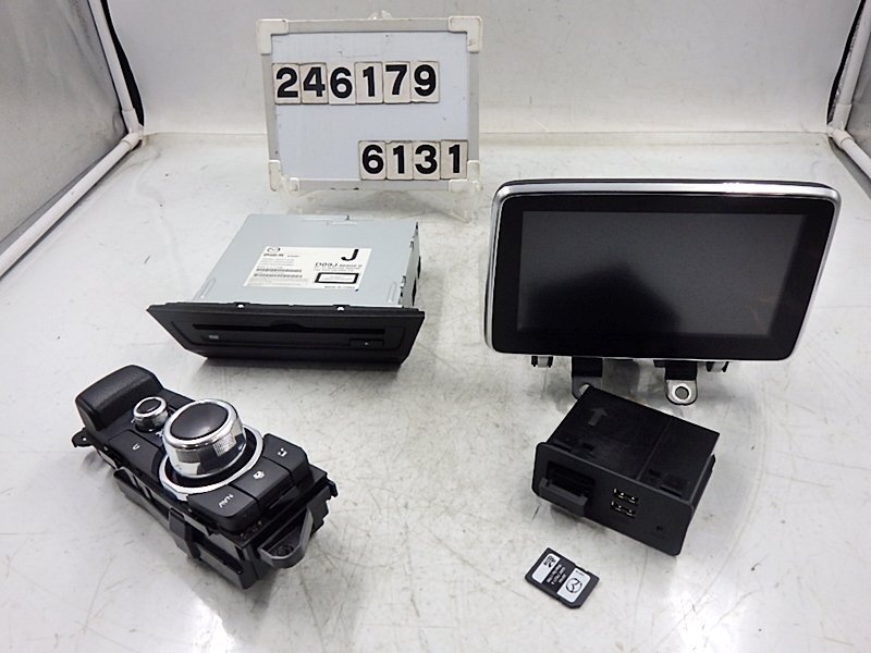 マツダ　デミオ　DJ5FS　純正ナビセット ☆デミオ DJ5FS☆ 純正ナビ・DVDプレーヤー・リモコン・SD/USBリーダー