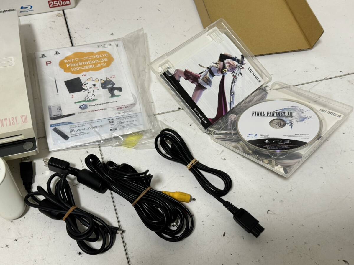 SONY PS3 本体 ファイナルファンタジー13 ライトニングエディション
