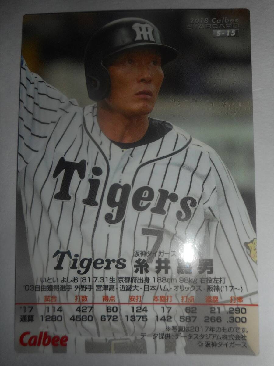 カード プロ野球チップス2018 S-15 糸井嘉男 スターカード(サイン