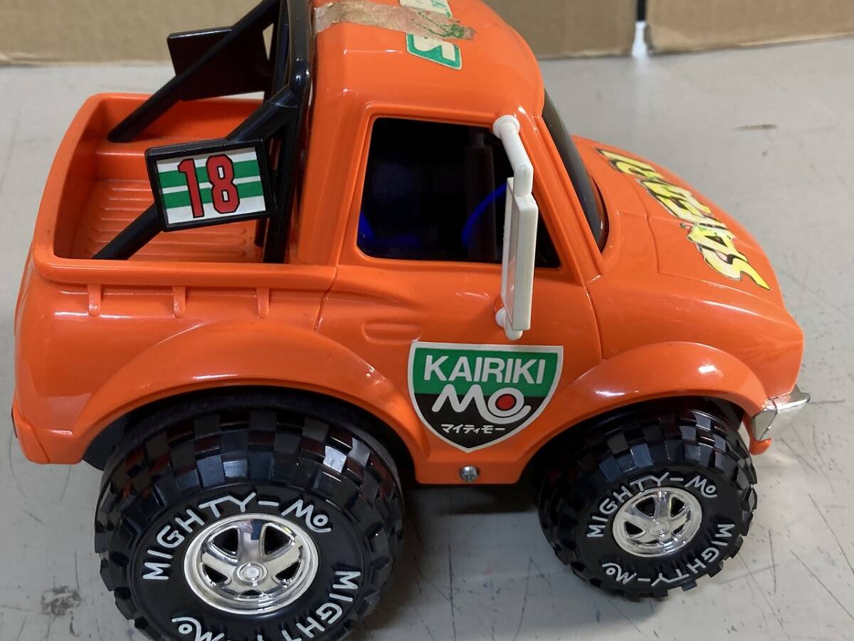 □野村トーイ□電池不要/レトロミニカー□マイティモー カイリキ