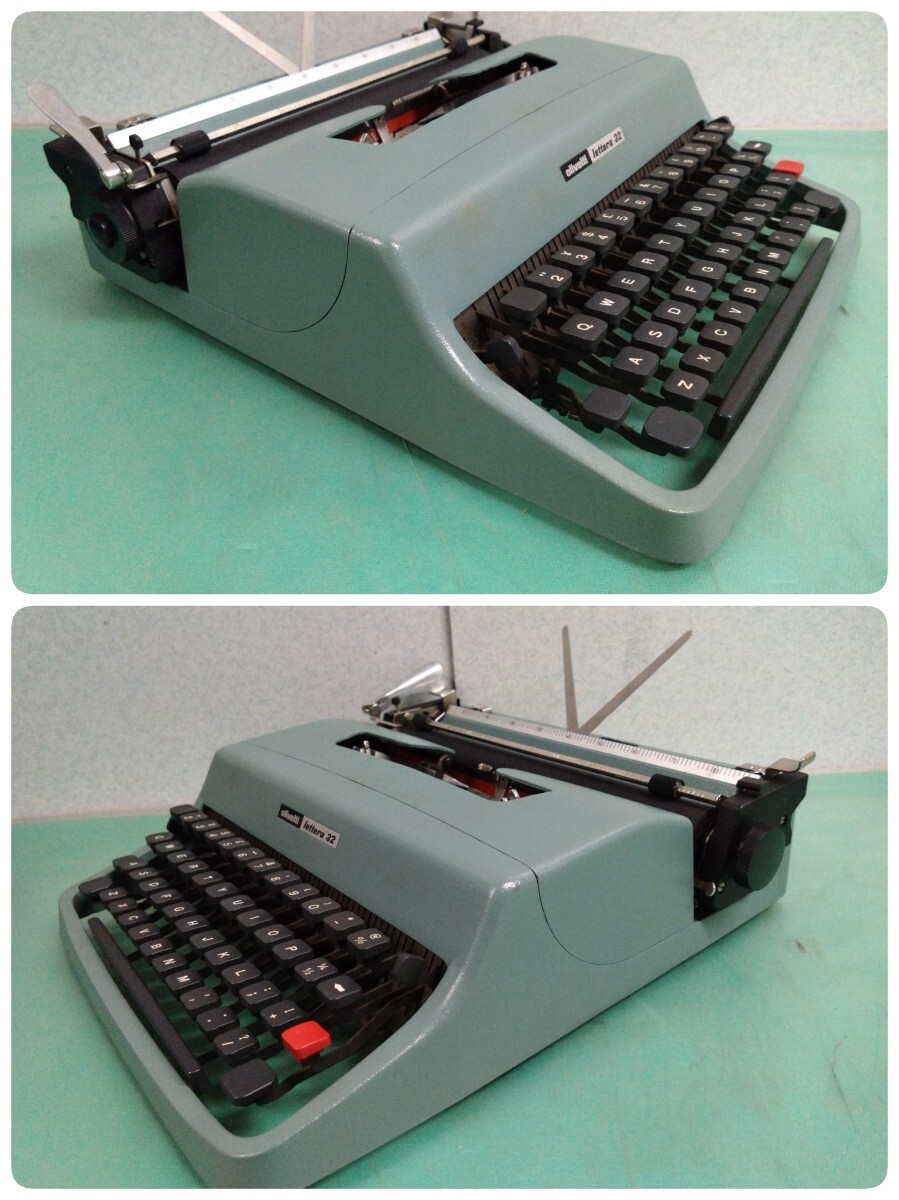 ○スペイン製 アンティーク タイプライター olivetti lettera 32
