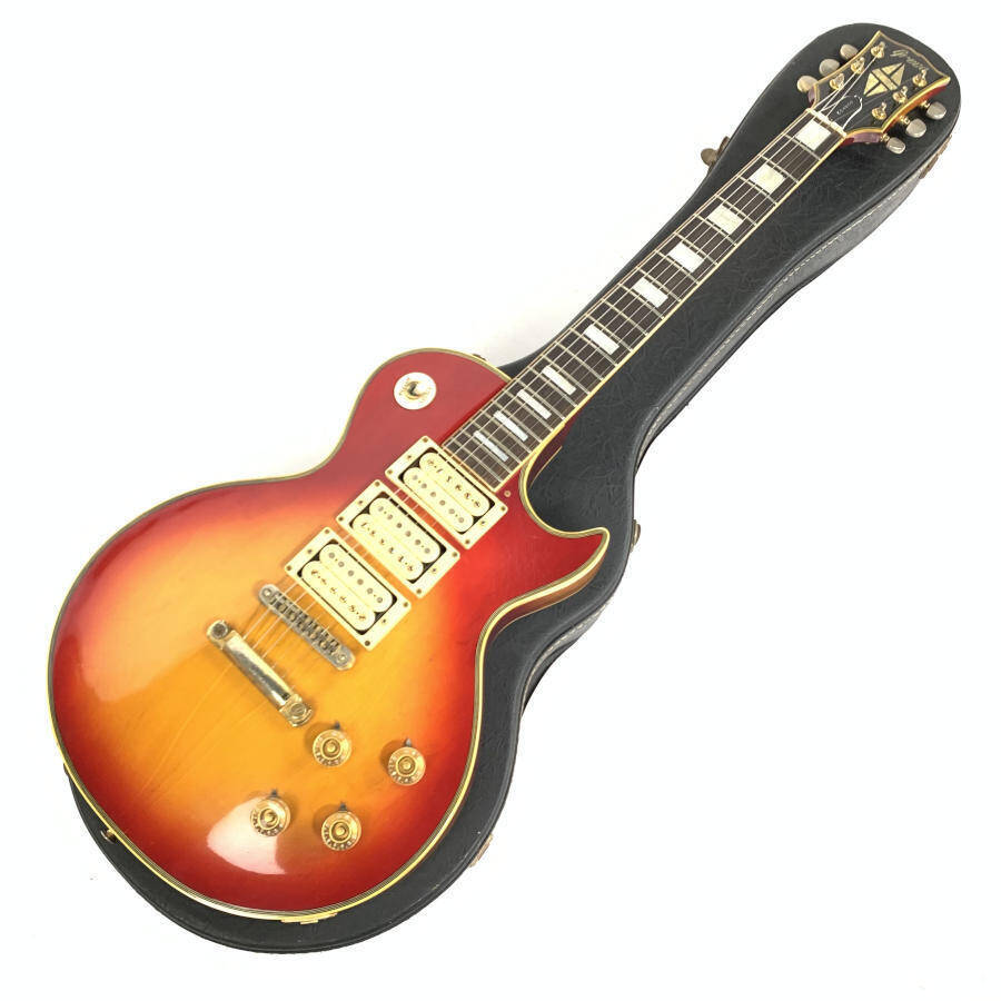 Greco グレコ EG800 レスポールモデル 3ピックアップ エレキギター Serial No.H785022 サンバースト系 ハードケース付 ★ 簡易検査品_1