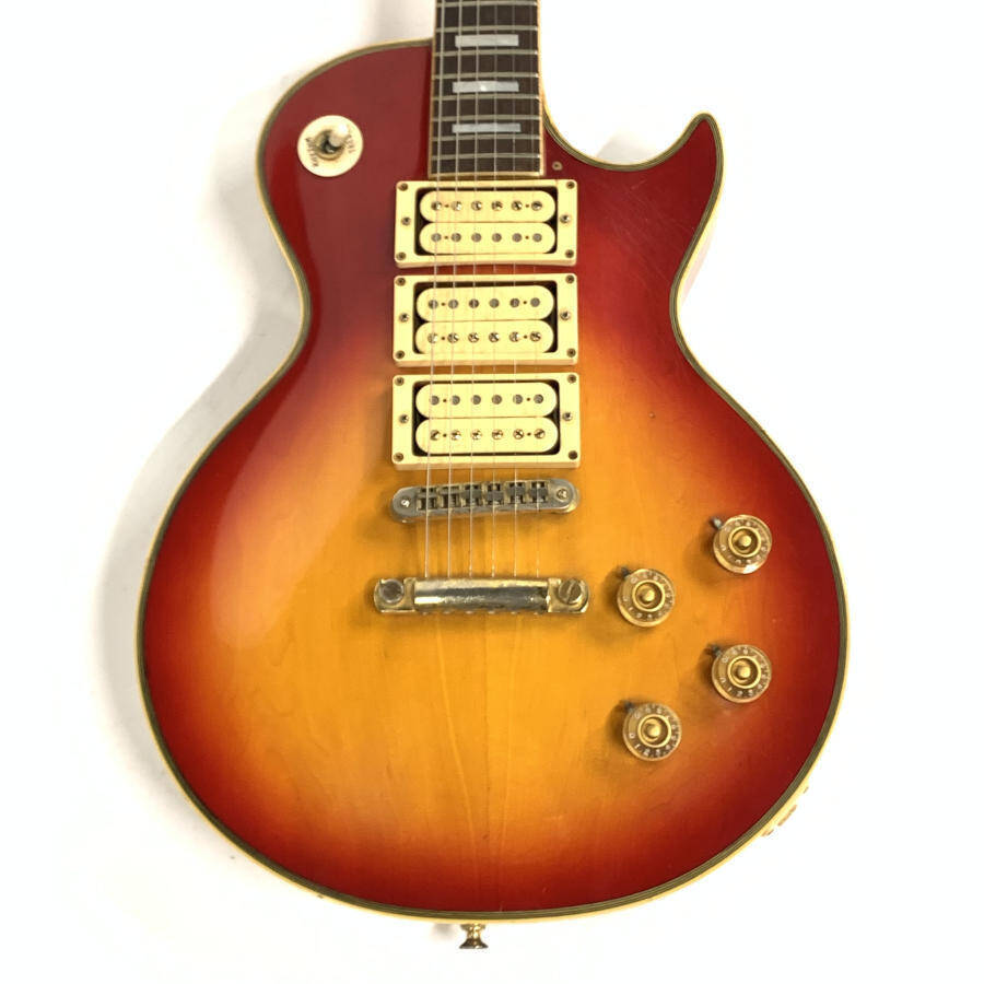 Greco グレコ EG800 レスポールモデル 3ピックアップ エレキギター Serial No.H785022 サンバースト系 ハードケース付 ★ 簡易検査品_2