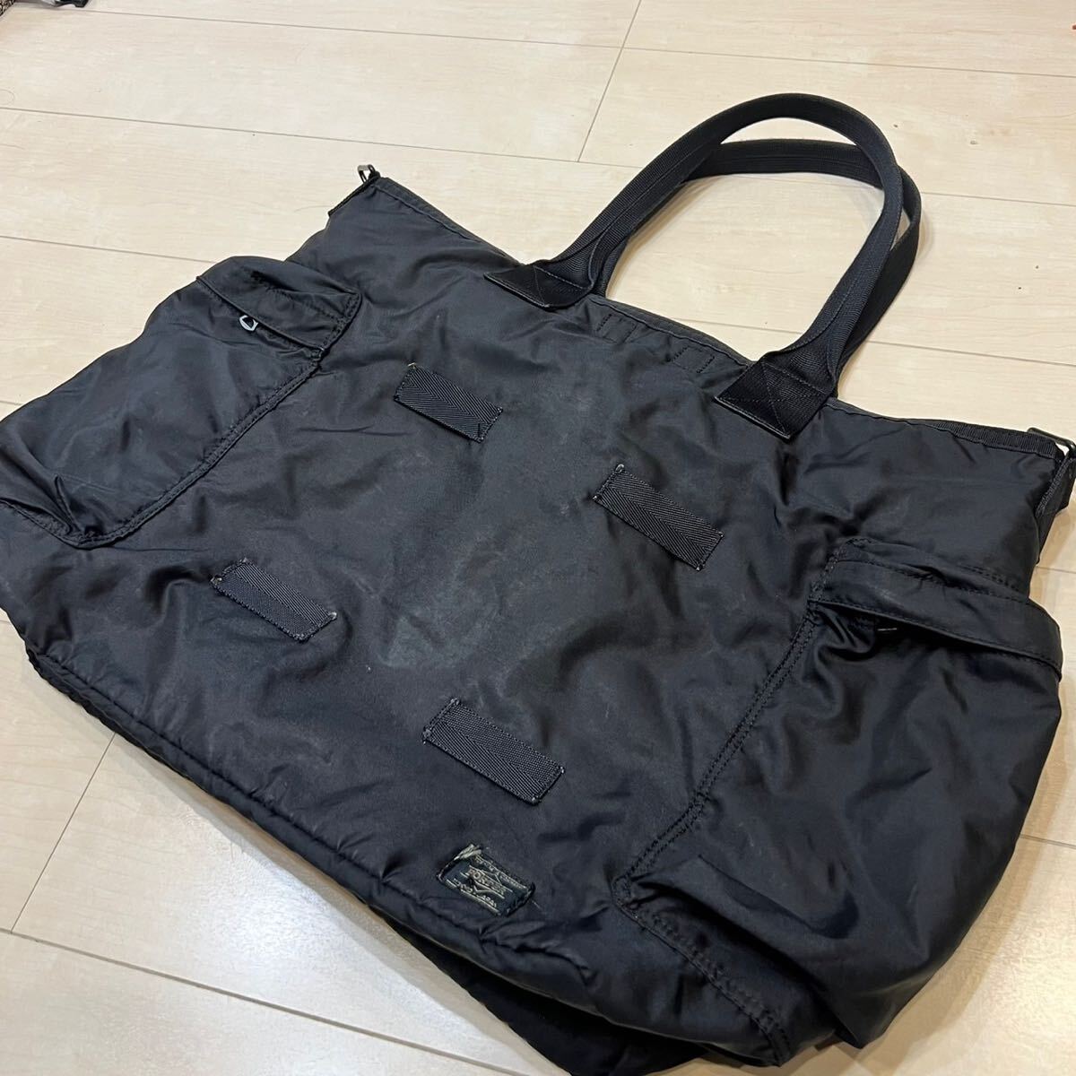 即決】レア POTER FORCE 2wayトートバッグ ナイロン BLK ポーター 