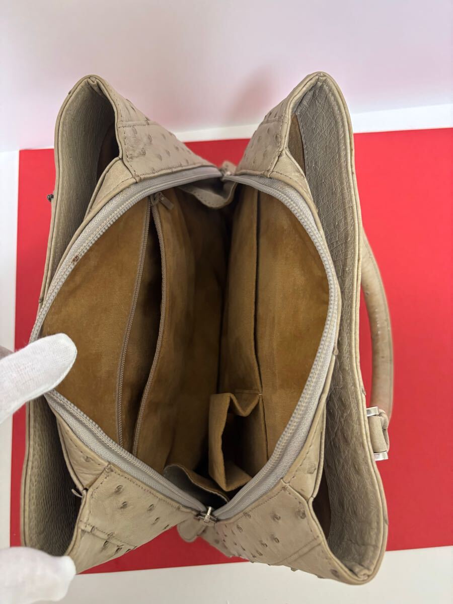 オーストリッチ OSTRICH CELENCEE JRA バッグ ハンドバッグ 本革