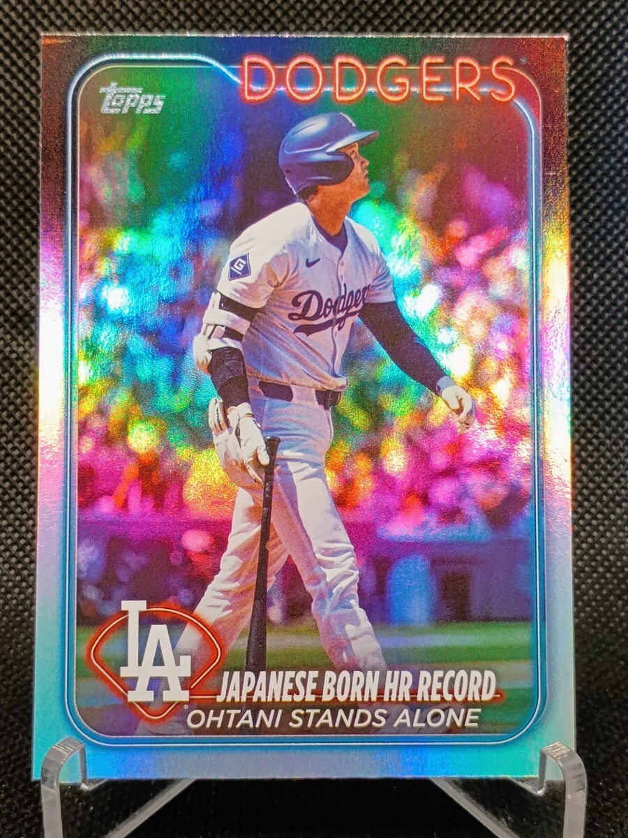 大谷翔平 レインボー 【2024 TOPPS BASEBALL UPDATE SERIES US123