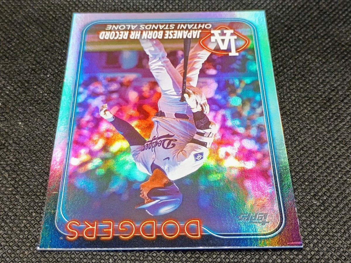 大谷翔平 レインボー 【2024 TOPPS BASEBALL UPDATE SERIES US123