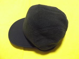 ★モンベル フリース 2WAY ウォームビル キャップ ブラック S イヤーウォーム付き クリマ