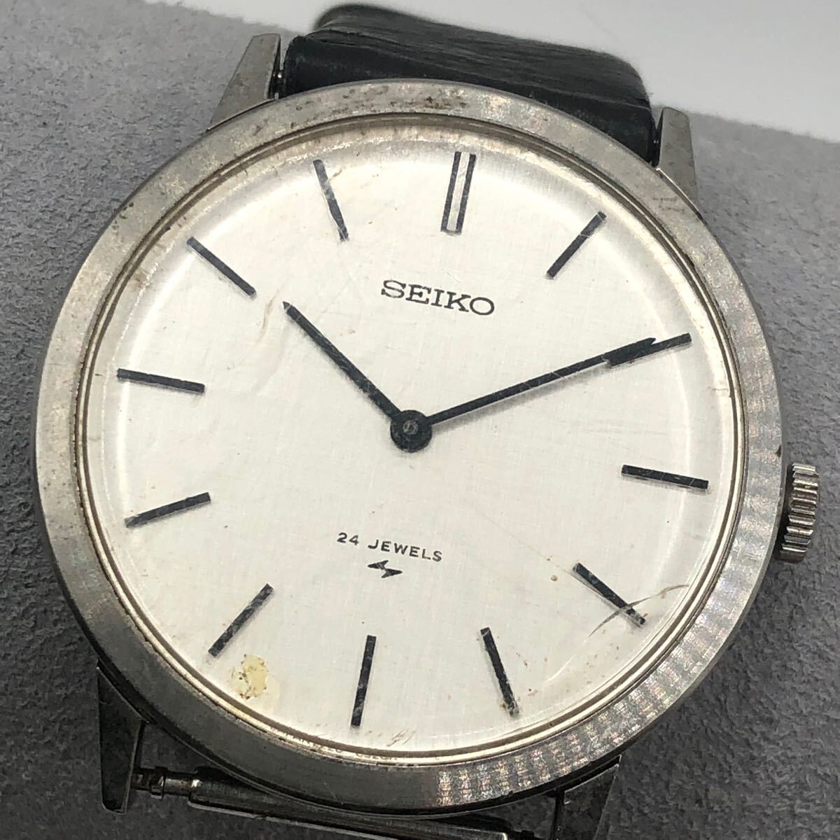 SEIKO セイコー 2220-0180 手巻き 不動 ジャンク ラウンド 腕時計 24石