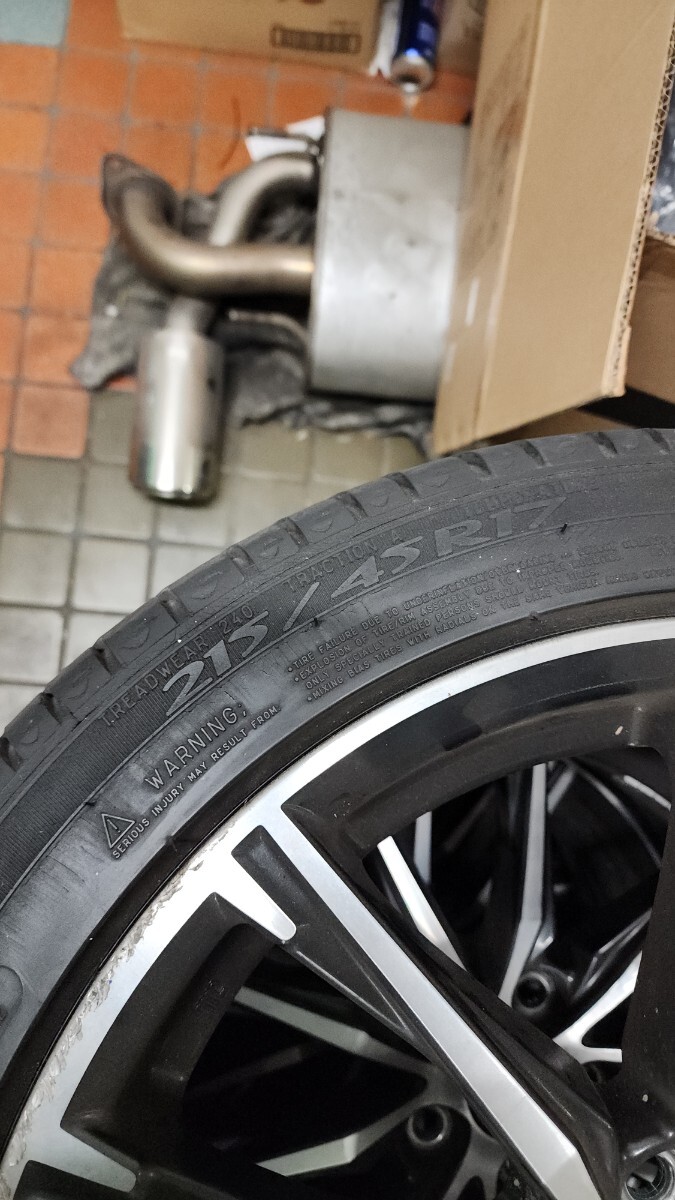 トヨタ 86 後期純正ホイール 17インチ pcd100 7J ET48 BRZ 4本セット