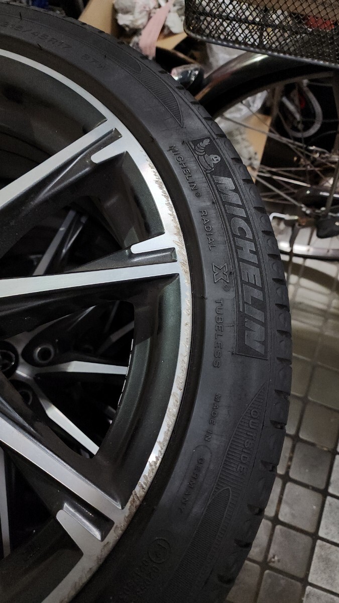 トヨタ 86 後期純正ホイール 17インチ pcd100 7J ET48 BRZ 4本セット