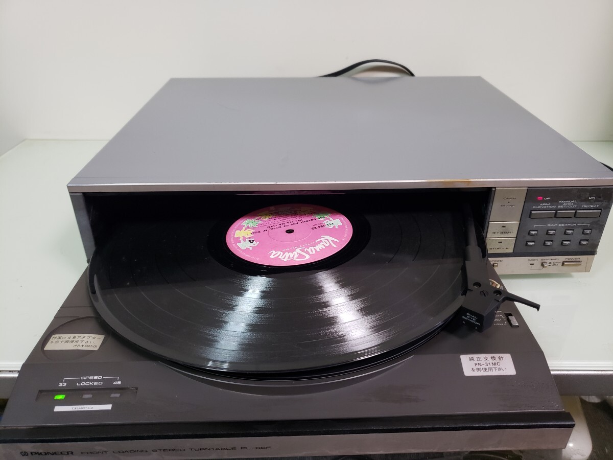 pioneer PL-66F レコードプレーヤー Pioneer 【 PL-66F 】 ◇ フロント