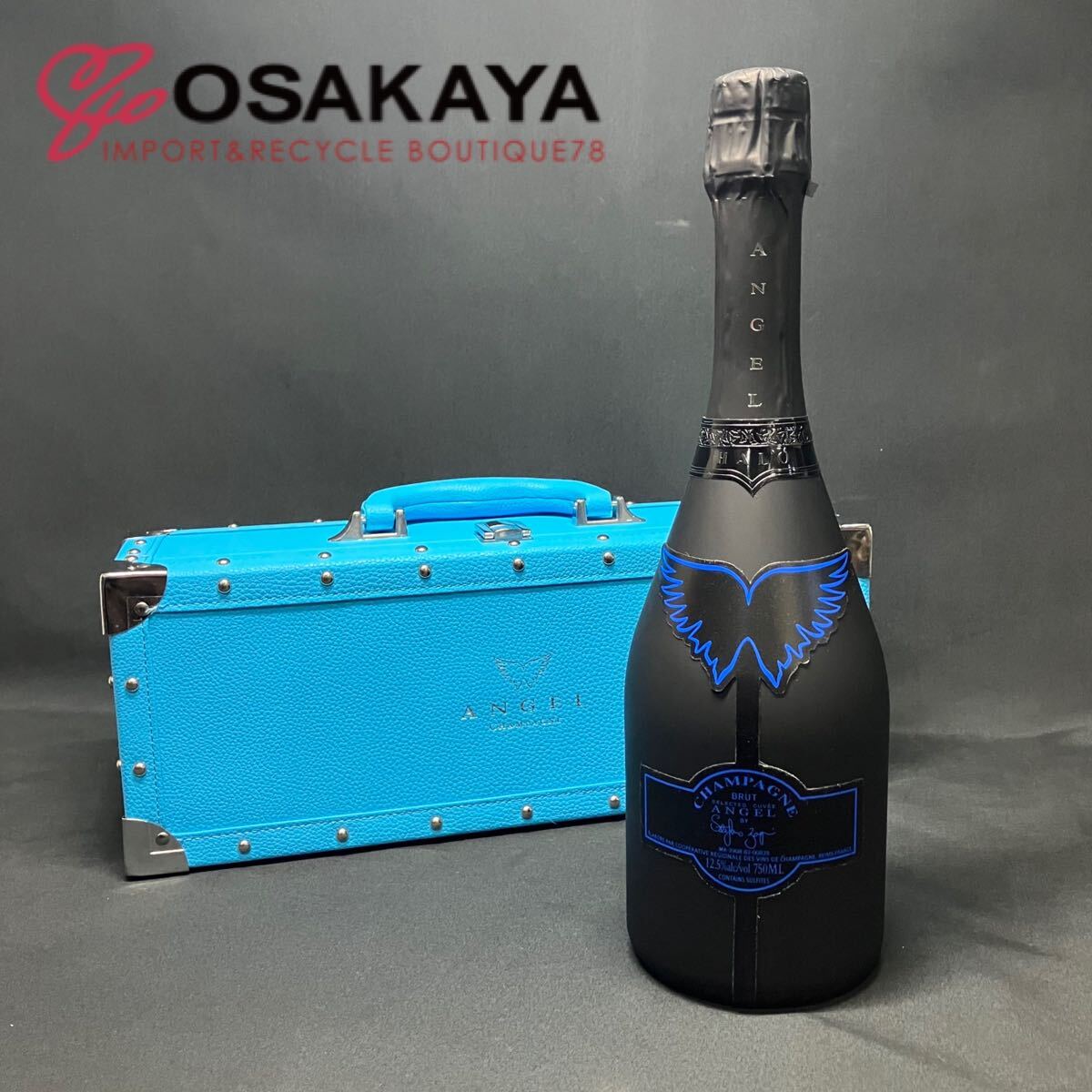 未開栓 ANGEL CHAMPAGNE NV Brut HALO Blue 750ml 12.5% エンジェル