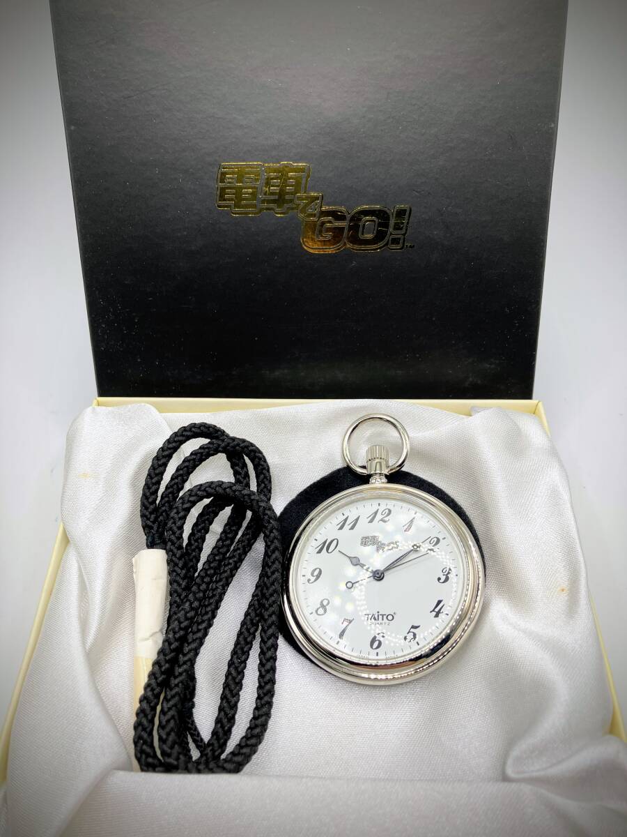 a*o様 鉄道時計 蘇や(NKY6) 1円スタート！懐中時計 電車でGO！ 特製鉄道時計 タイトー
