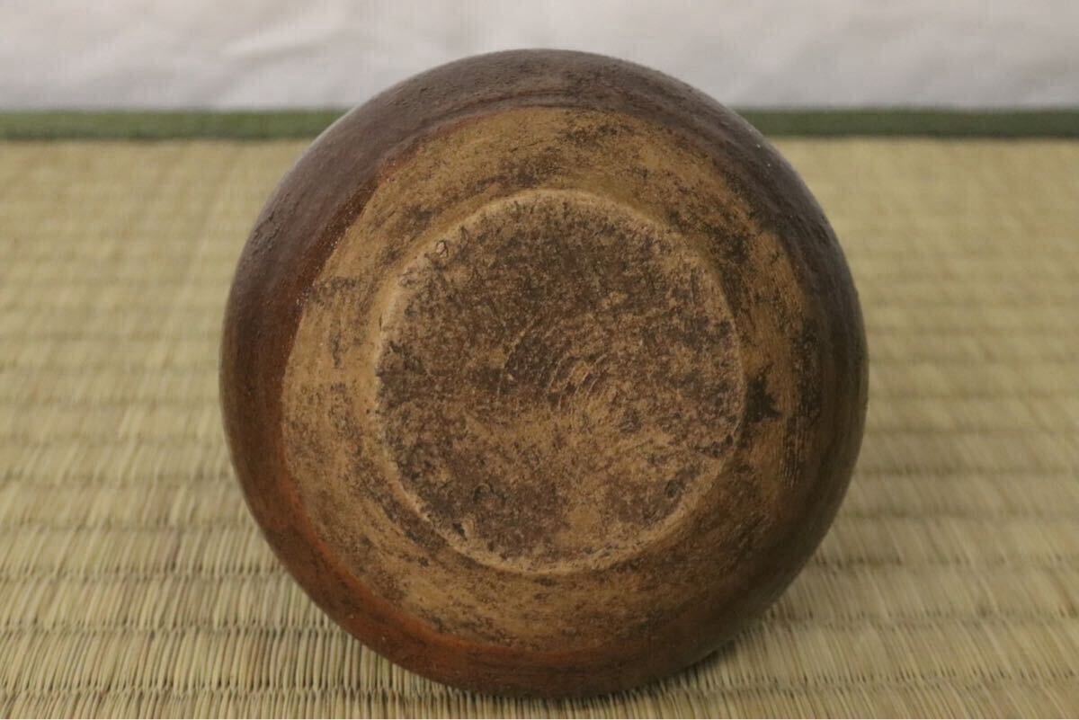 江戸時代前期 遠州七窯 志戸呂焼(古瀬戸)瓢箪耳付茶入 古箱(茶道具