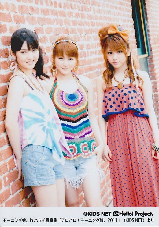 749 モーニング娘。 田中れいな 光井愛佳 生写真 道重さゆみ 田中れいな 光井愛佳 生写真「アロハロ！モーニング娘