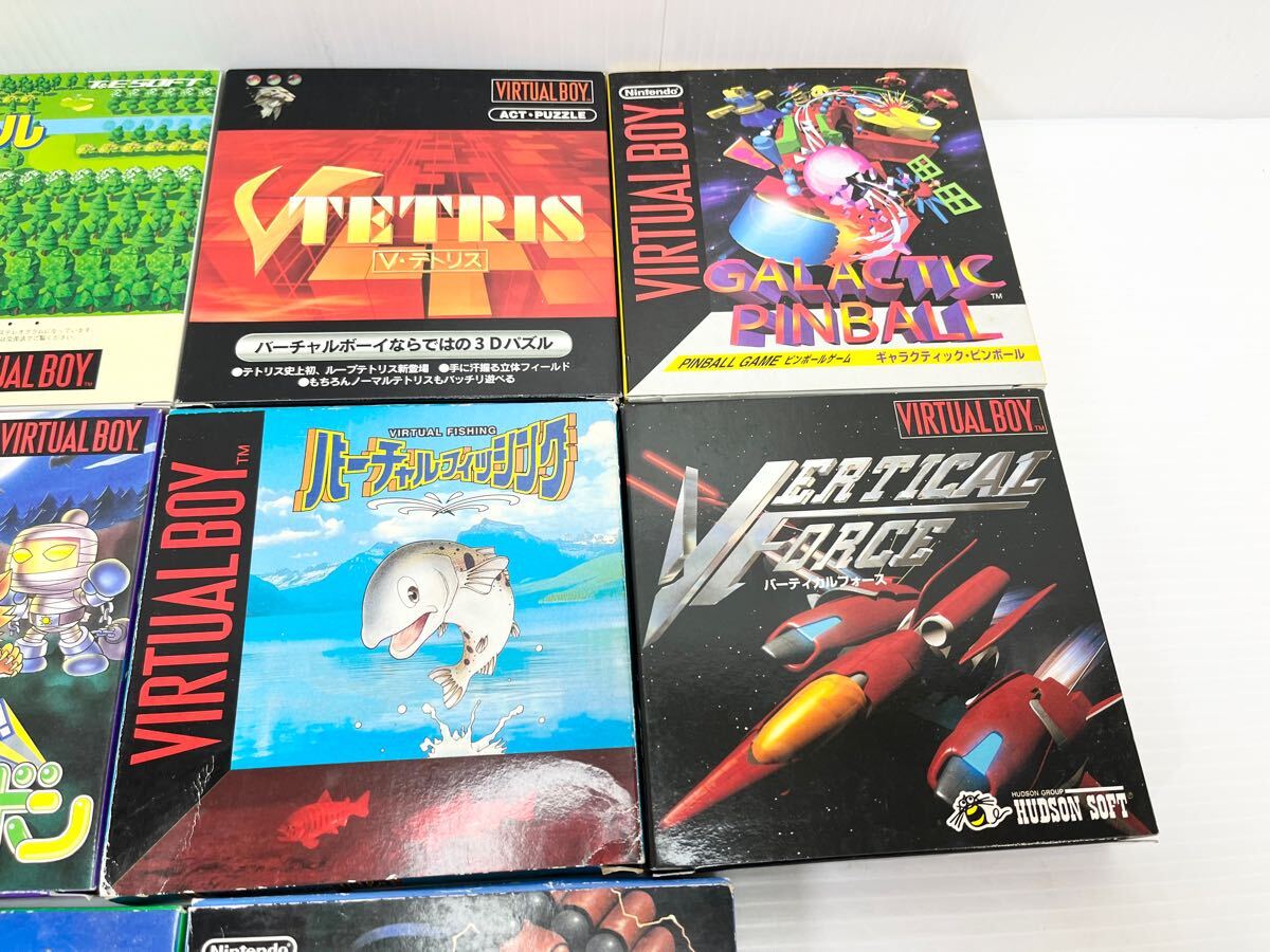 ◎1円〜バーチャルボーイ ソフト11本まとめて(10本未使用)マリオテニス