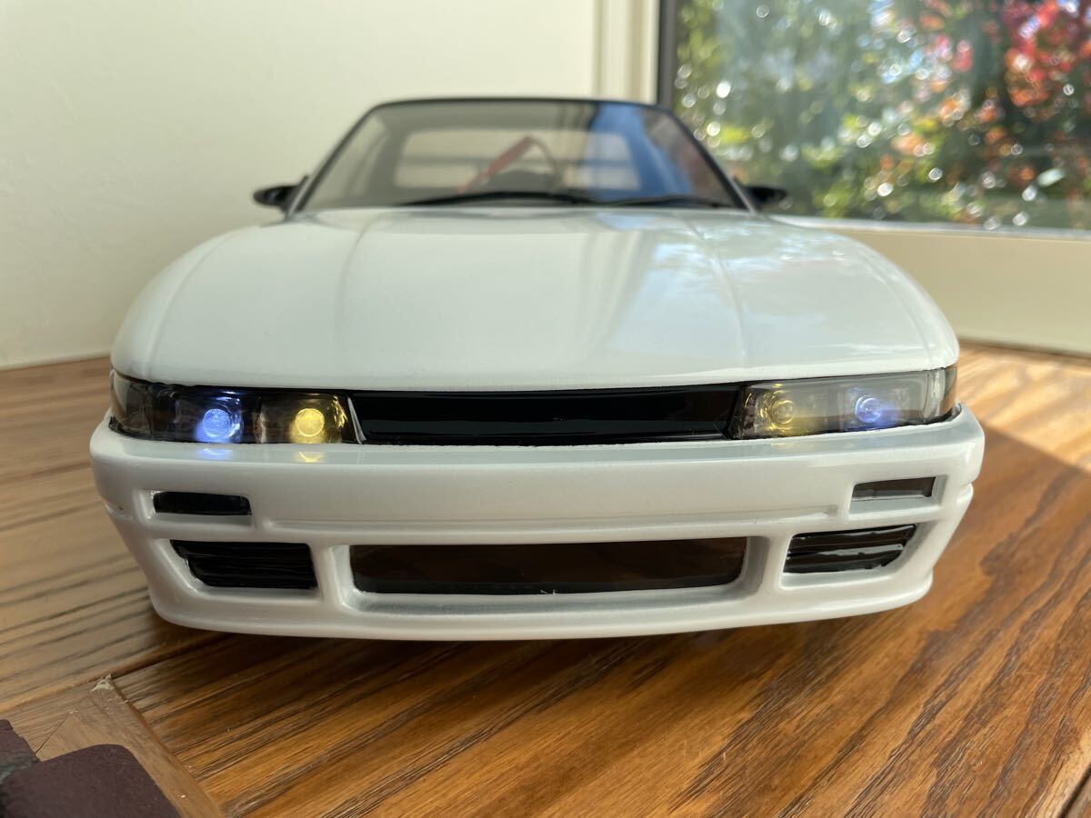 シルビア S13 ボディ 1/10サイズ 塗装済み 電飾付き シルビア NISSAN 1⁄10