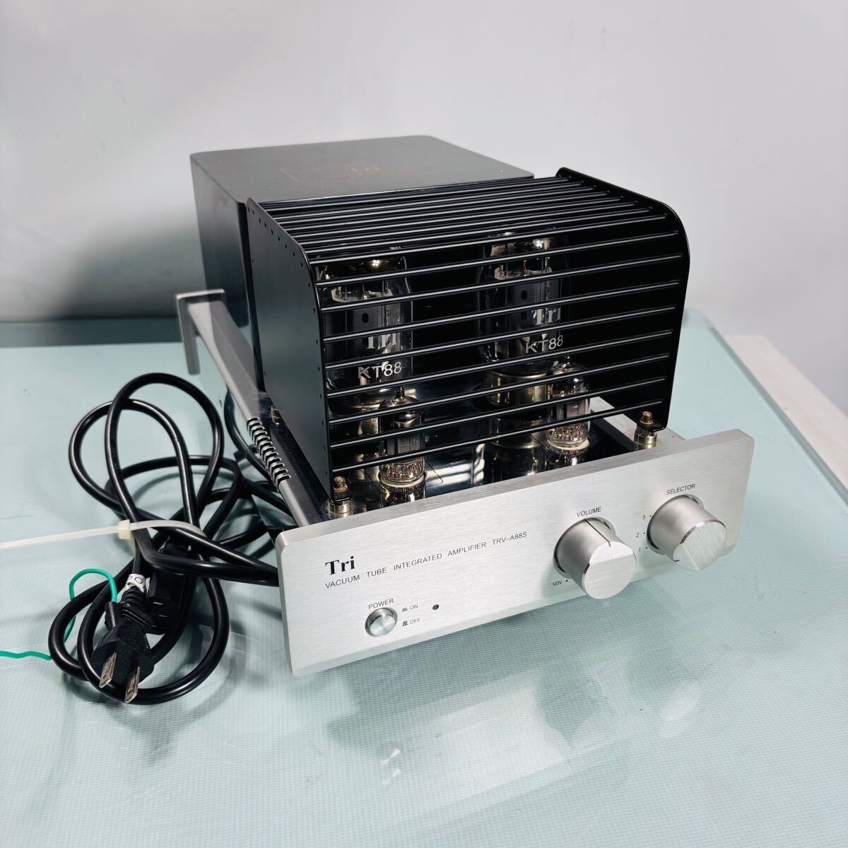 f1067 TRIODE TRV-A88S 真空管プリメインアンプ 動作保証　送:120_1