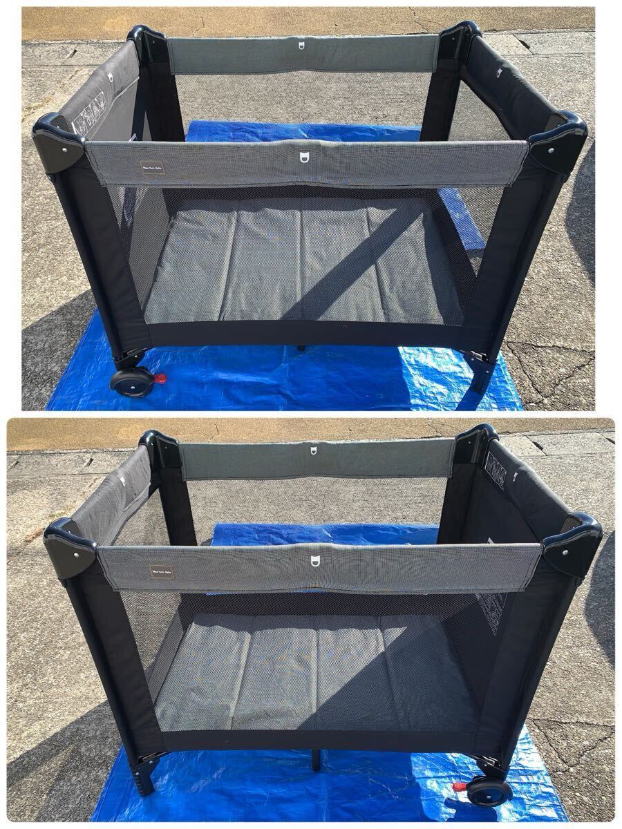 ★KATOJI カトージ ベビーサークル ベビーベッド プレイヤード New York・Baby 折りたたみ マットレス 収納ケース付 ベビー用品 管理L480_2