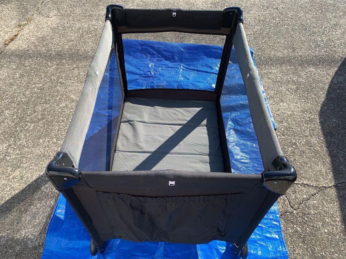 ★KATOJI カトージ ベビーサークル ベビーベッド プレイヤード New York・Baby 折りたたみ マットレス 収納ケース付 ベビー用品 管理L480_3