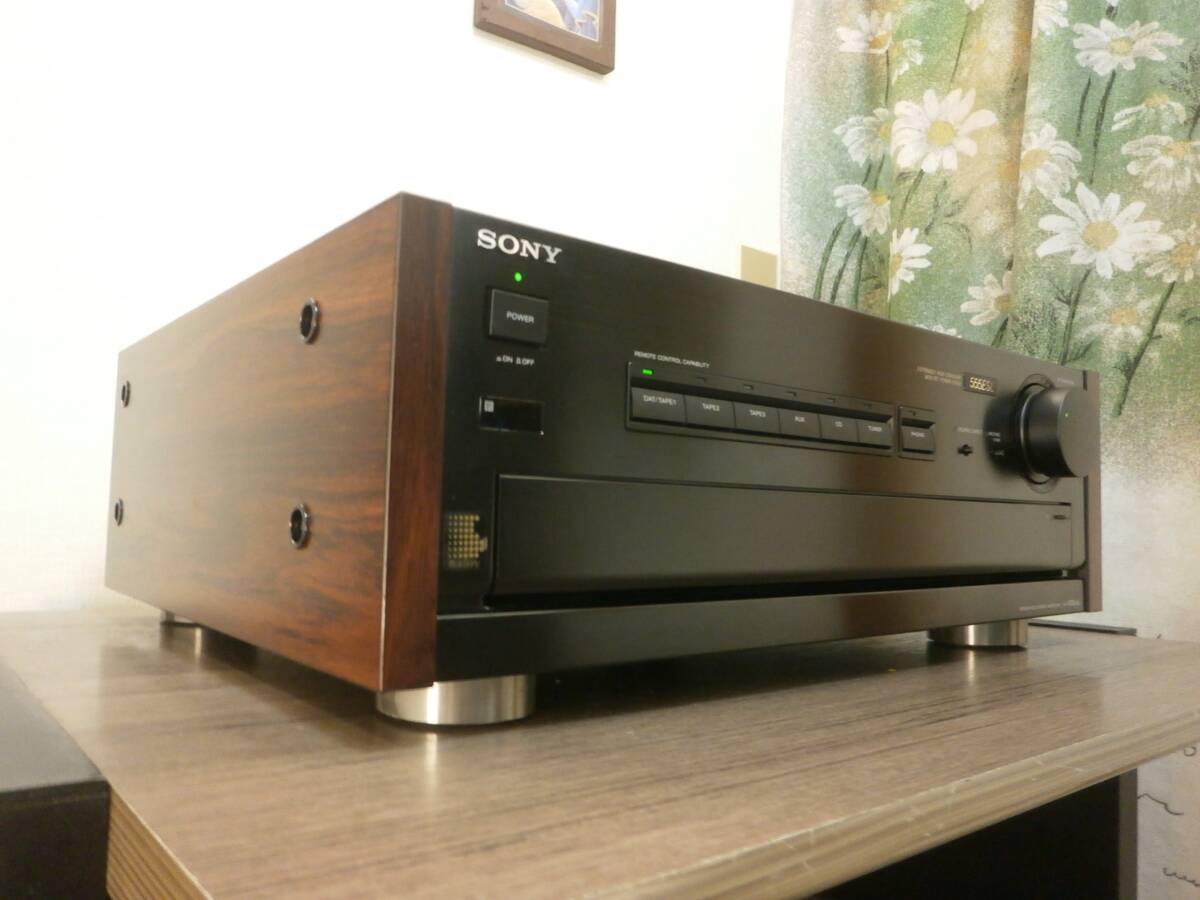 ☆使用頻少 最上位機種 SONY TA-F555ESL 保証付 整備済 取説付 MOS-FET