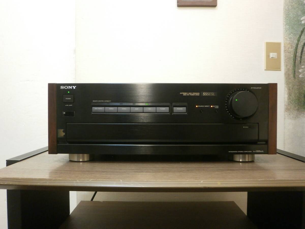 ☆使用頻少 最上位機種 SONY TA-F555ESL 保証付 整備済 取説付 MOS-FET