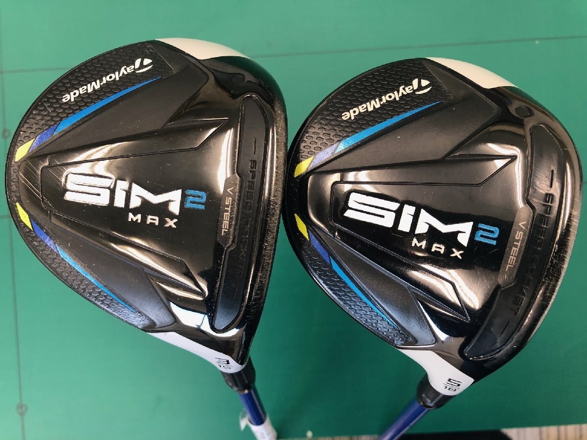 EF6241】Taylormade/テーラーメイド/SIM2 MAX 3w5W2本セット/TOUR-AD