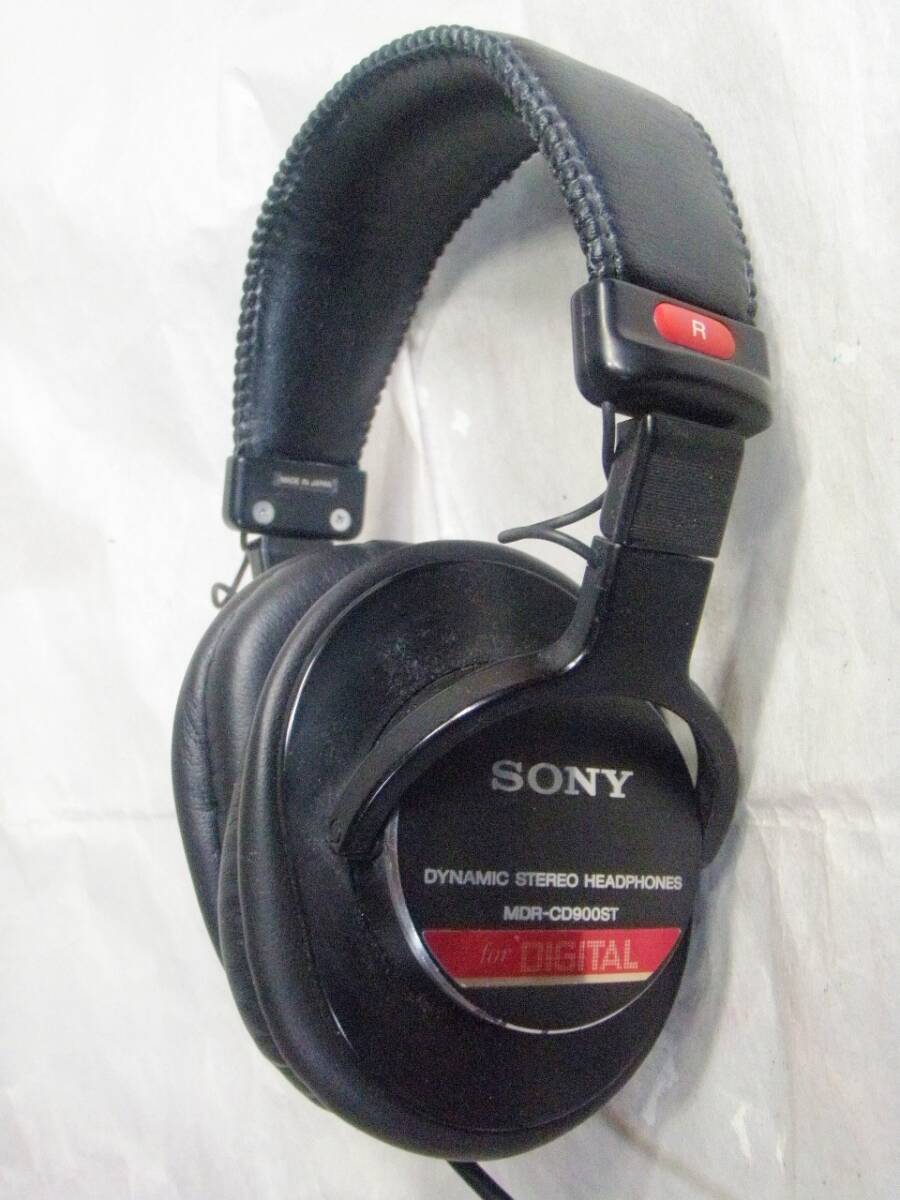 SONY MDR-CD900ST 新品互換イヤーパッド交換済 音出確認済 モニター