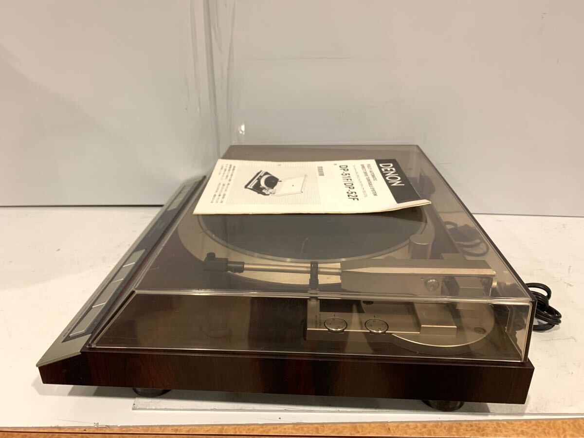 岐阜発 ターンテーブル ジャンク扱い 説明書付】DENON DP-51F 【公式通販】