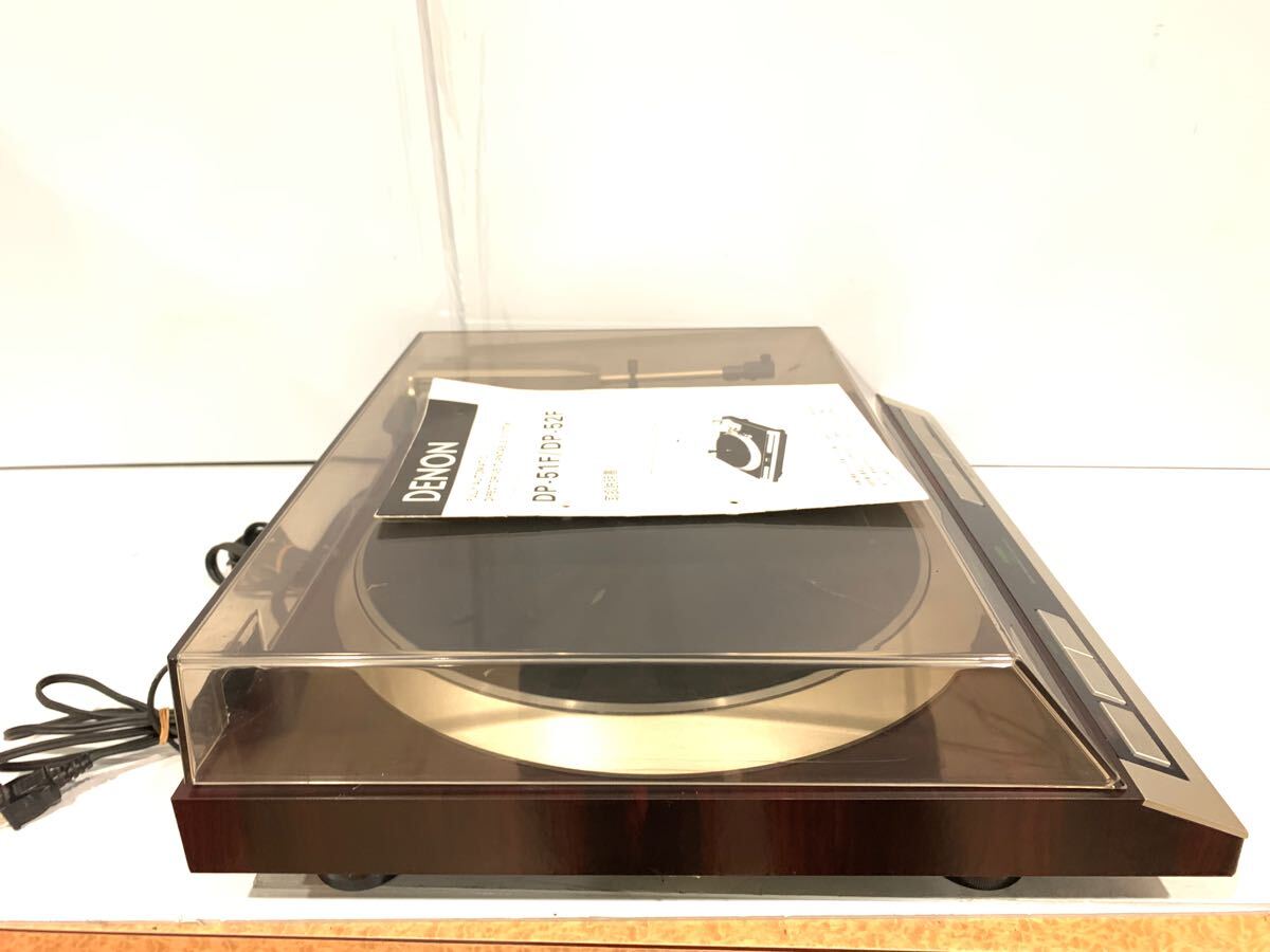 岐阜発 ターンテーブル ジャンク扱い 説明書付】DENON DP-51F 【公式通販】