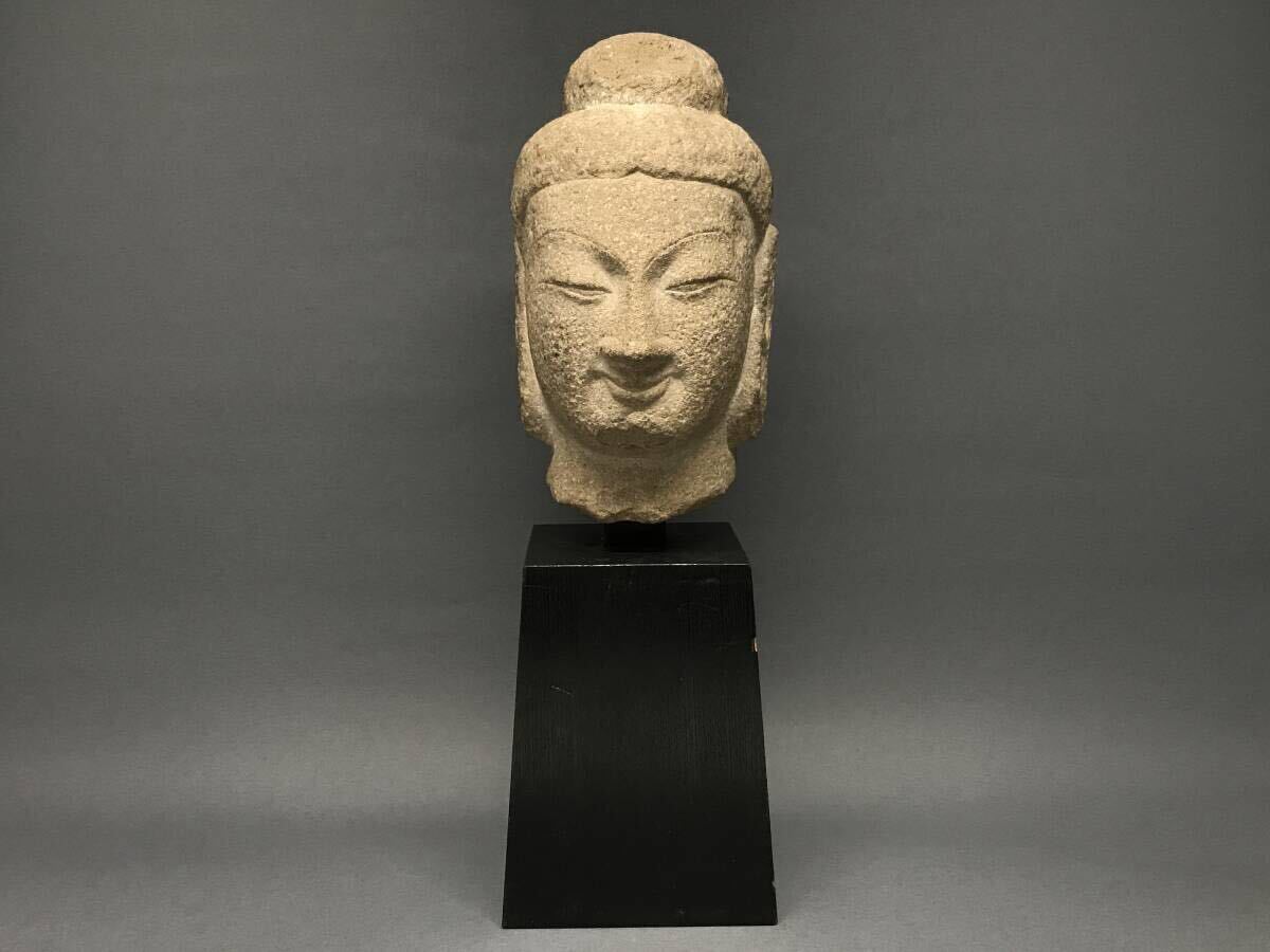 仏教古美術特集】北魏時代仏頭 『山西省雲岡石窟 九州国立博物館類品