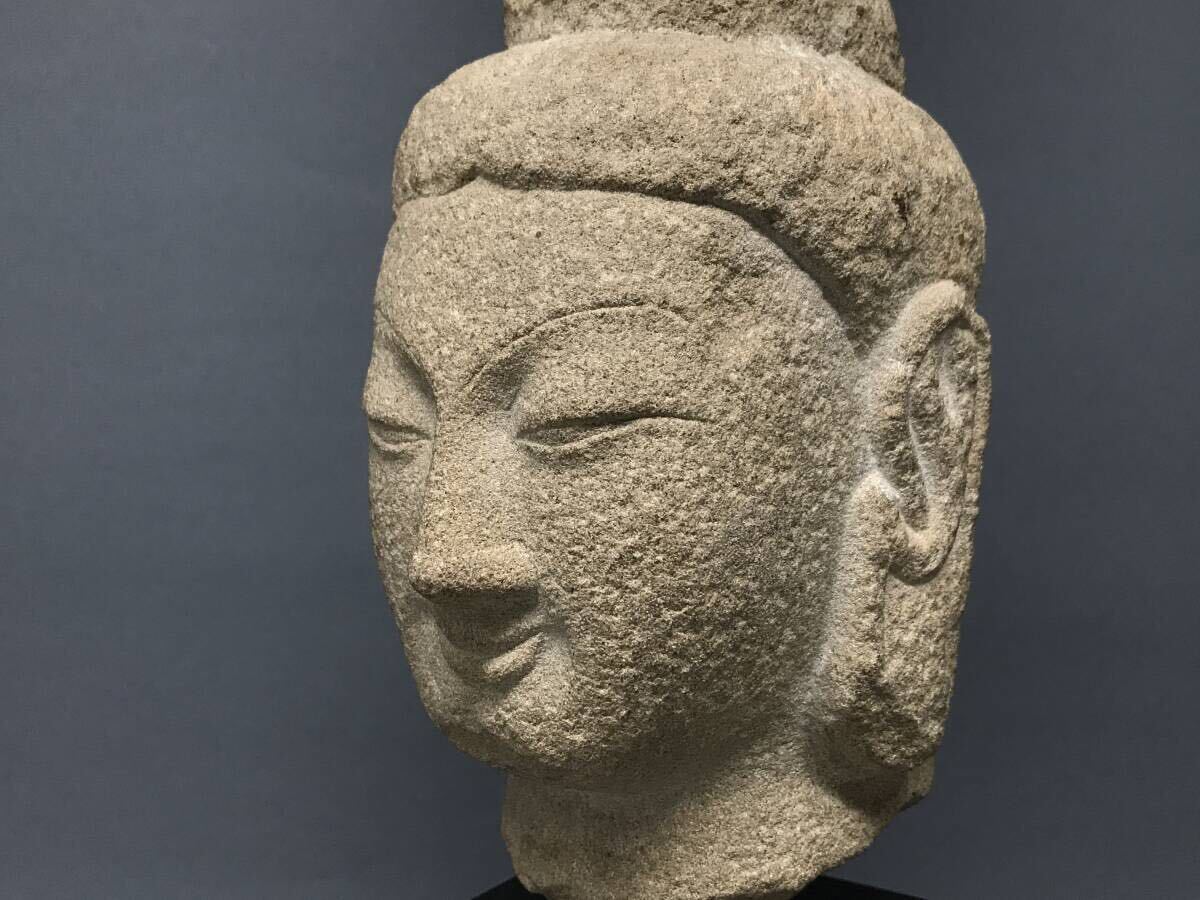 仏教古美術特集】北魏時代仏頭 『山西省雲岡石窟 九州国立博物館類品