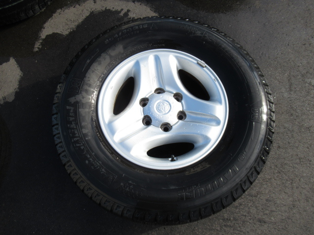 95プラド タイヤホイール 5本セット トヨタ純正ホイール 265/70R16 16