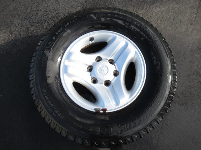 95プラド タイヤホイール 5本セット トヨタ純正ホイール 265/70R16 16