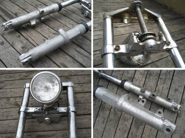 中古☆ショベルFXWG純正41mmフロントフォーク(ハーレーダビッドソン用