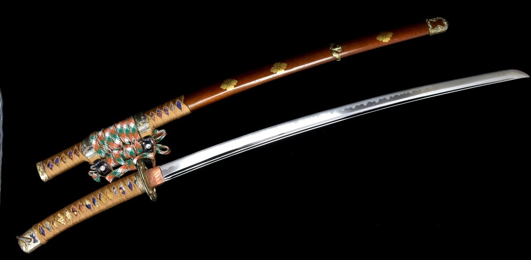 433 模造刀 太刀 ○ レプリカ 日本刀 刀剣 武具 刀 飾り太刀 金属製
