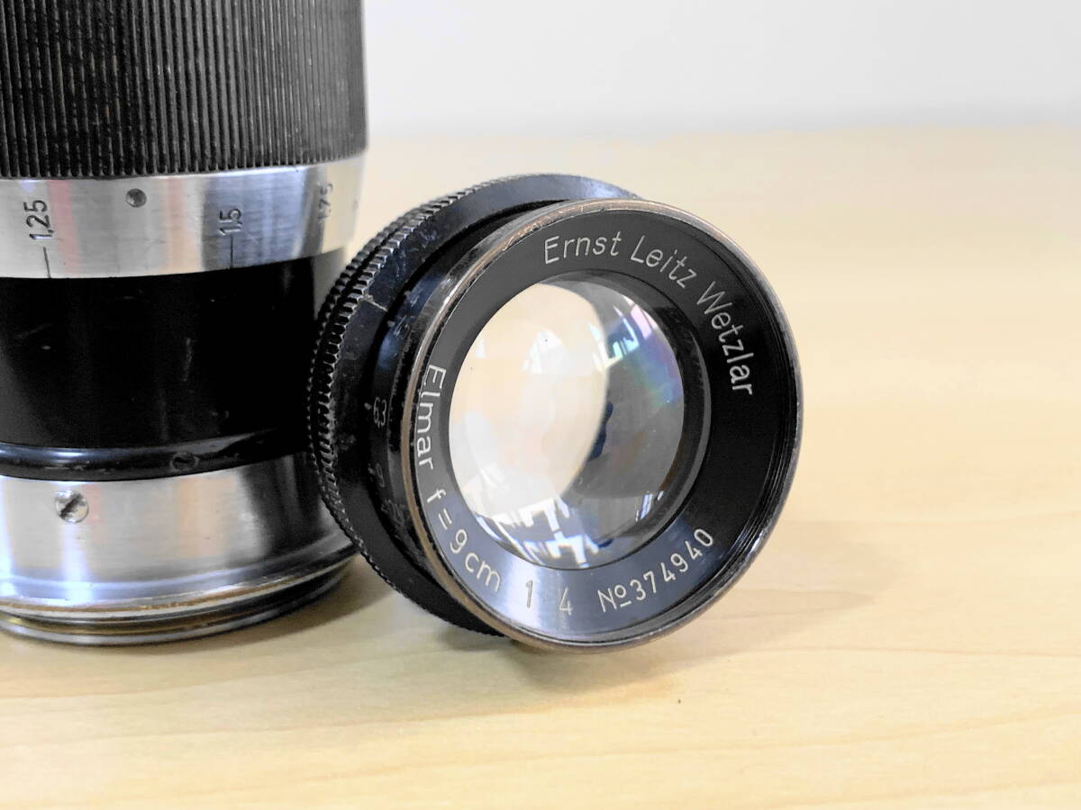 Objectif Leica Elmar 4/9cm - Tirage Collier - Numéro 1521874 - état EX