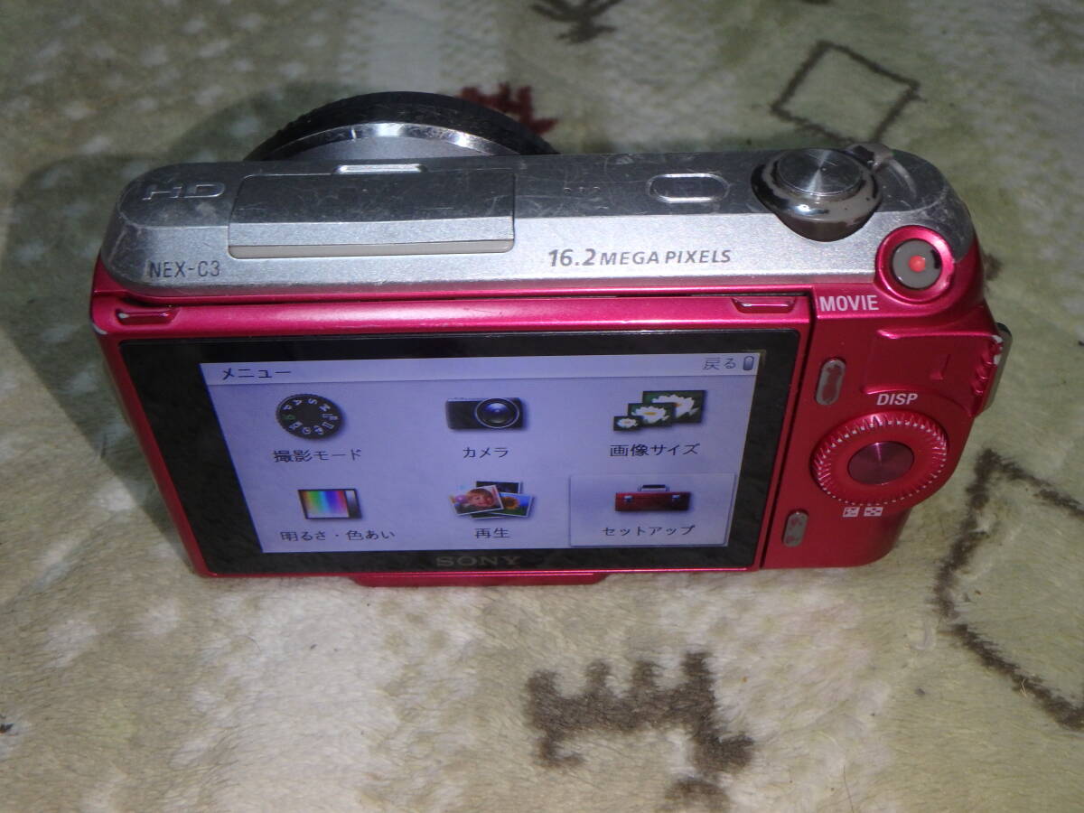 送料無料 SONY α NEX-C3 ミラーレス一眼 ボディ 少し難あり SONY NEX-C3