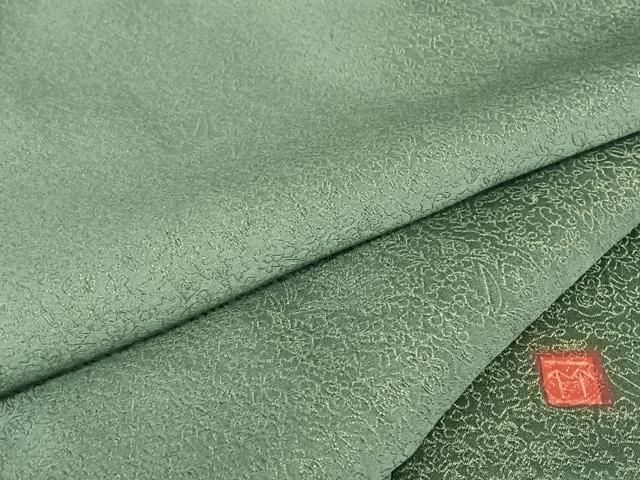 送料無料お買い得 平和屋着物○久保田一竹 幻の辻が花 小紋 草花文 金