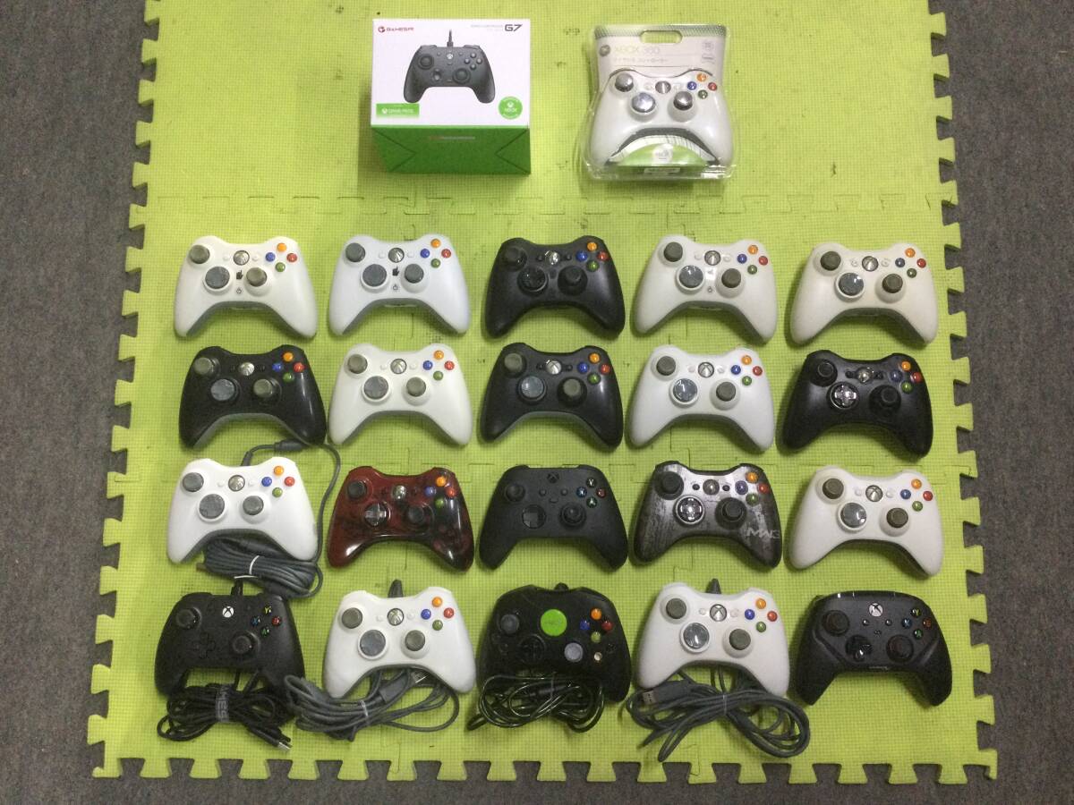 GN6467/100/0】ジャンク☆各種 XBOXシリーズ コントローラー☆計22個
