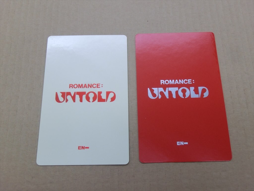 T【4は-90】【送料無料】ENHYPEN 「ROMANCE：UNTOLD」 ソンフン トレカ