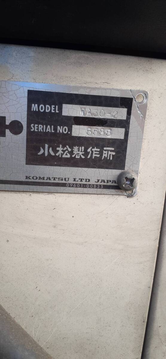 ☆除雪機械☆コマツ☆タイヤショベル☆ＷＡ30-2☆ディーゼル☆排雪☆ボブキャット☆ジョブサン☆1770時間☆4ＷＤ☆ヒーター付き☆出品☆ _9