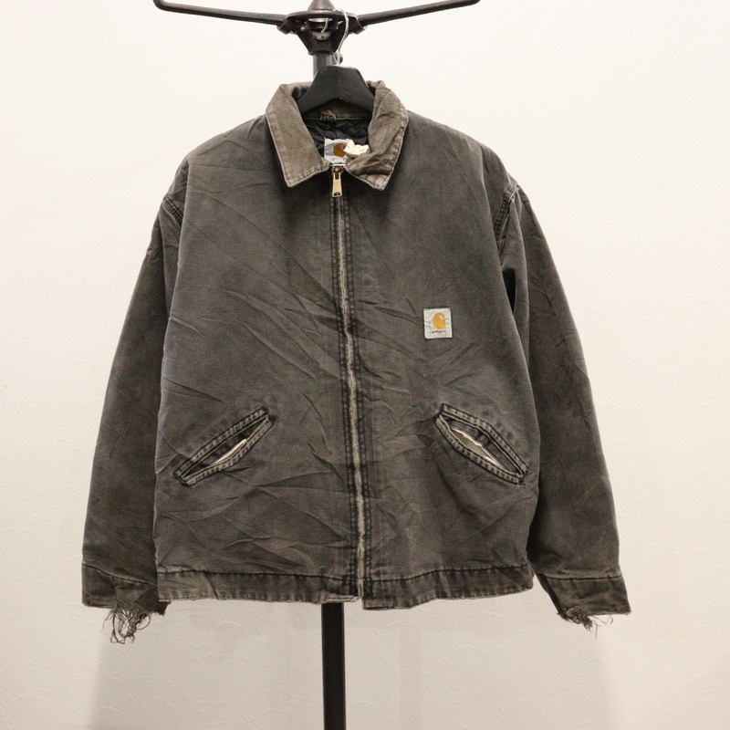 古*読様 希少サイズ　80〜90sカーハートデトロイトジャケット r418 90sビンテージ カーハート CARHARTT ダック デトロイトジャケット