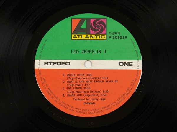 ◇【ポスター付】レッド・ツェッペリン Led zeppelin Ⅱ/国内盤帯付き