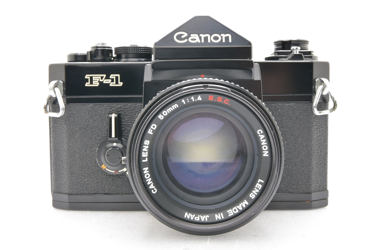 50mm F-1 FD Canon F1.4 前期 S.S.C. キャノン + フィルムカメラ CANON 