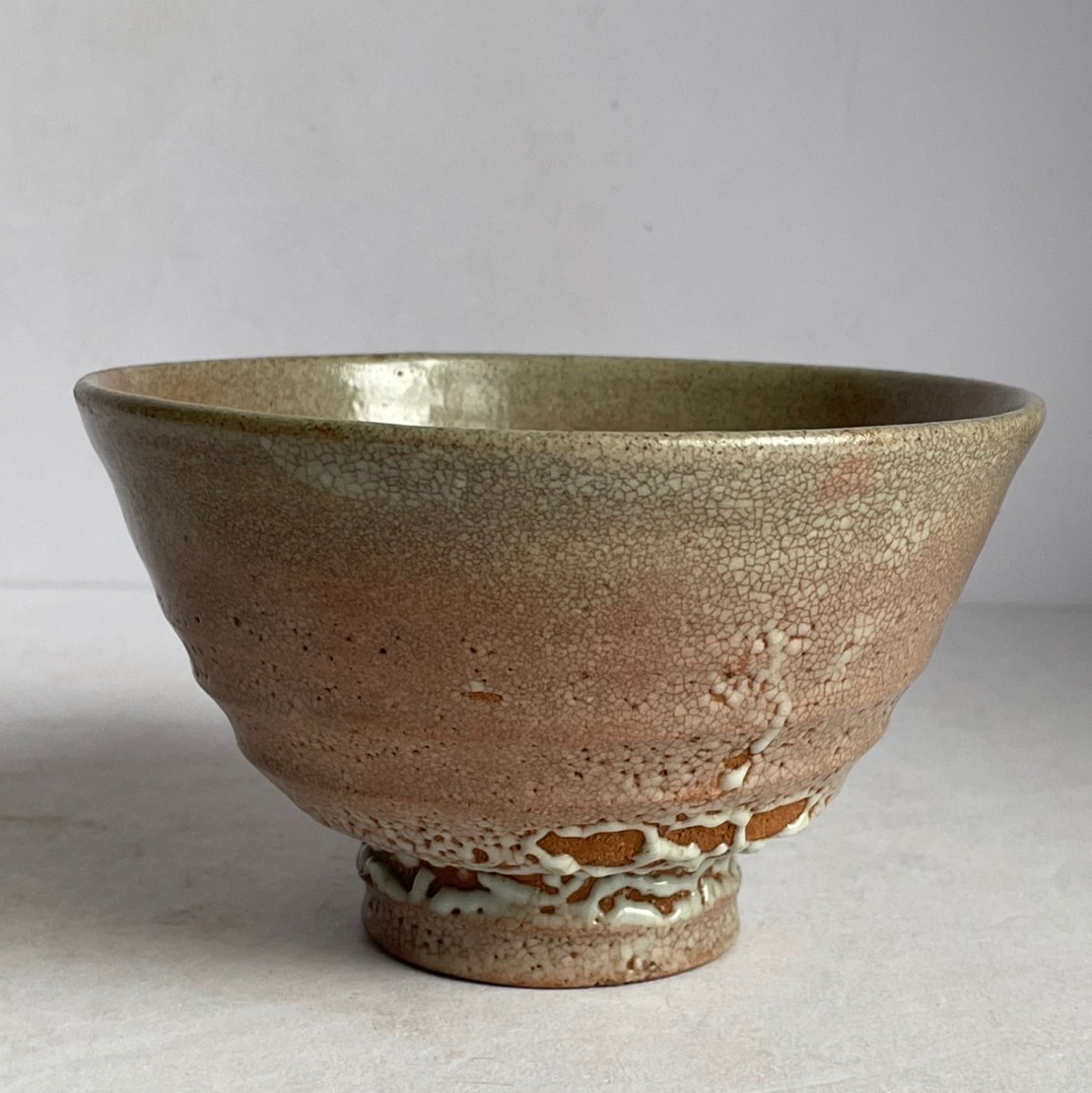 源・h】茶道具 時代物 井戸茶碗/箱付 高麗井戸茶碗