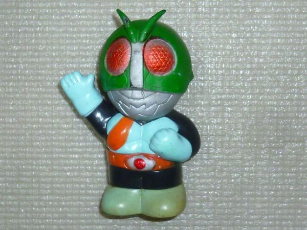仮面ライダー 昭和 富士銀行 ソフビ 貯金箱 レトロ 当時物 ライダー